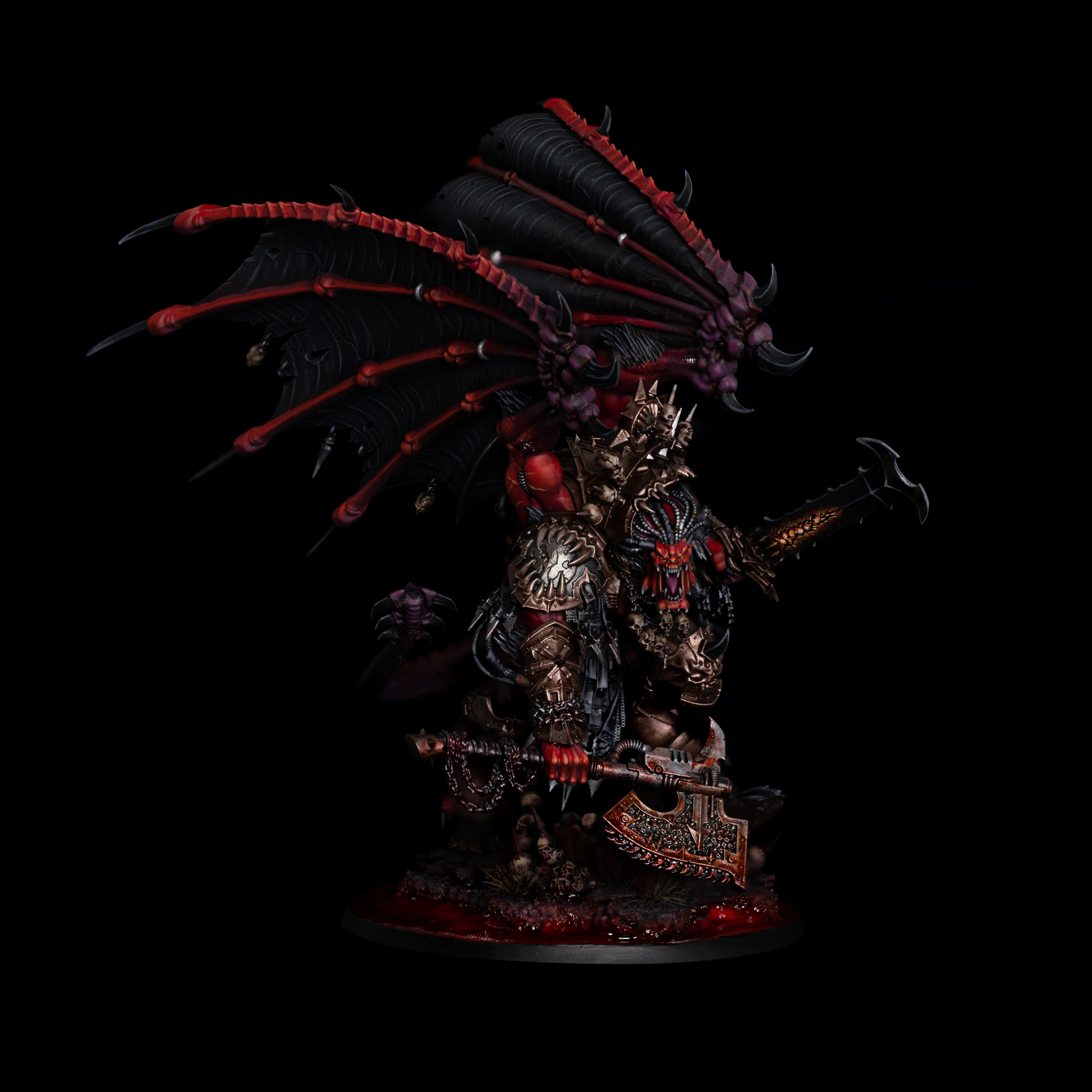 Angron World Eaters 40k 30k commission painted by Warpfire Miniatures