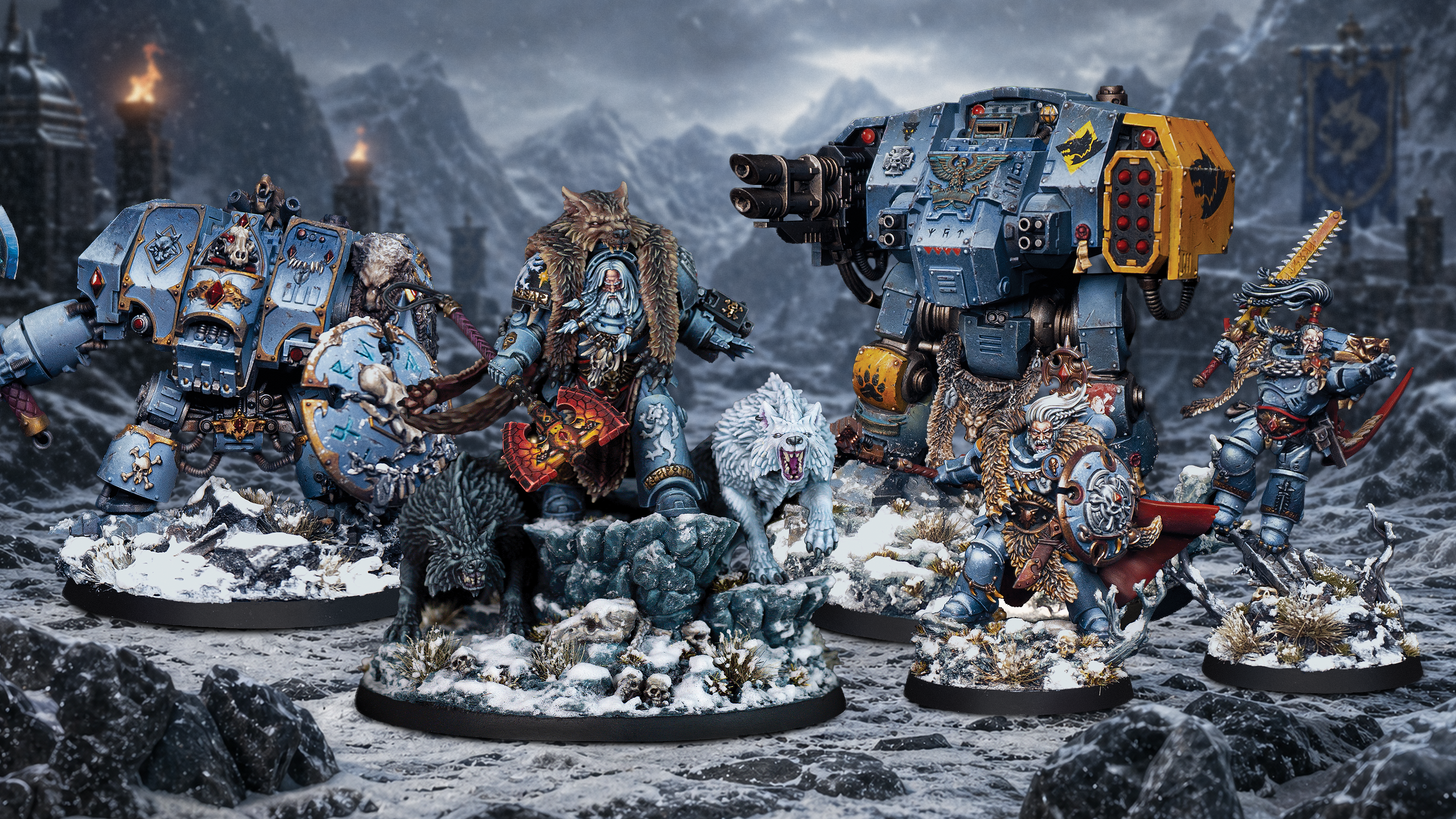Space Wolves army commission — Warpfire Miniatures